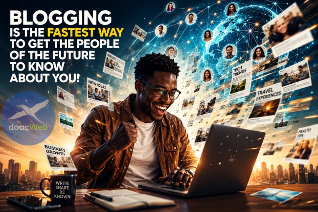 Blogging Is The Fastest Way To Get The People Of The Future To Know About You!