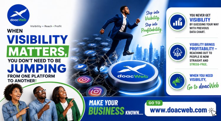 When VISIBILITY matters, Choose doacWeb