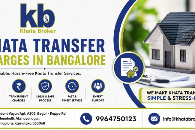 How Much Are Khata Transfer Charges in Bangalore? | Complete Guide
