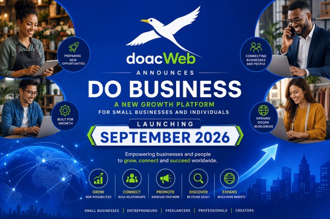 doacWeb Announces September 2026 Launch of ‘DO Business’ to Empower Small Businesses and Individuals Worldwide