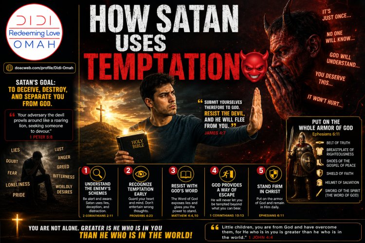 HOW SATAN USES TEMPTATION?