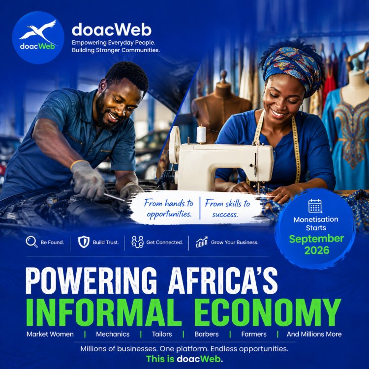 doacWeb Targets Africa's Informal Economy for Business Growth, Announces September 2026 Monetisation Rollout