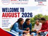 Welcome to August 2026