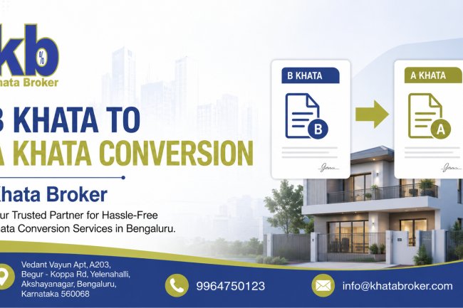 BBMP Khata Transfer: B Khata to A Khata Process 2026