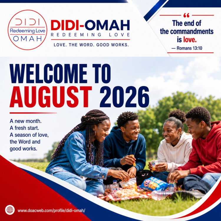 Welcome to August 2026