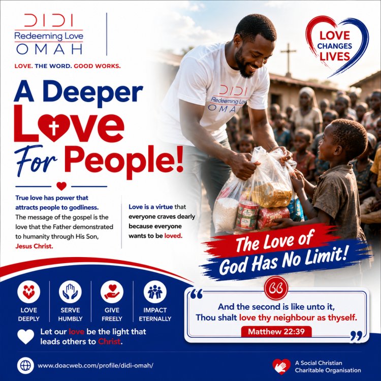A Deeper Love For People!
