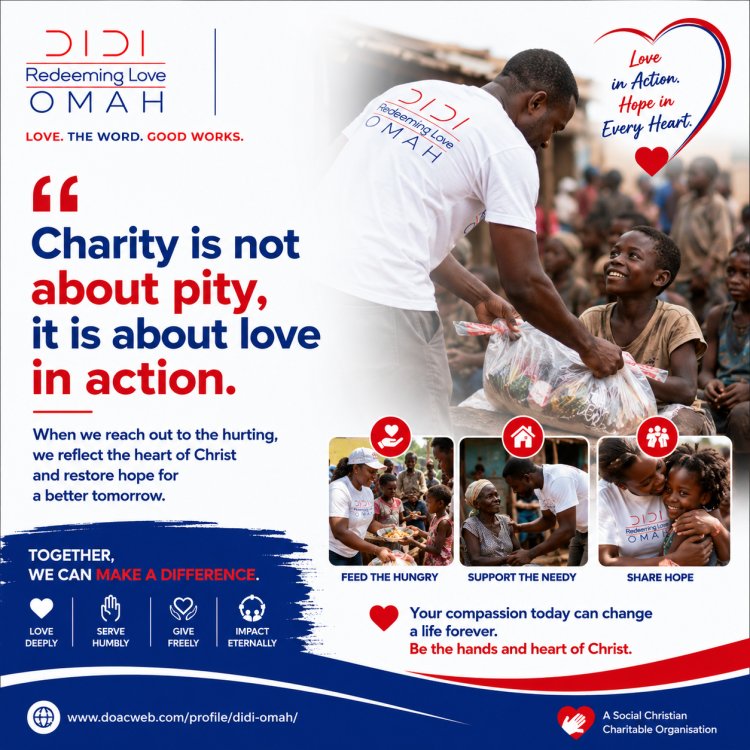 Charity Is Not About Pity It's About Love In Action