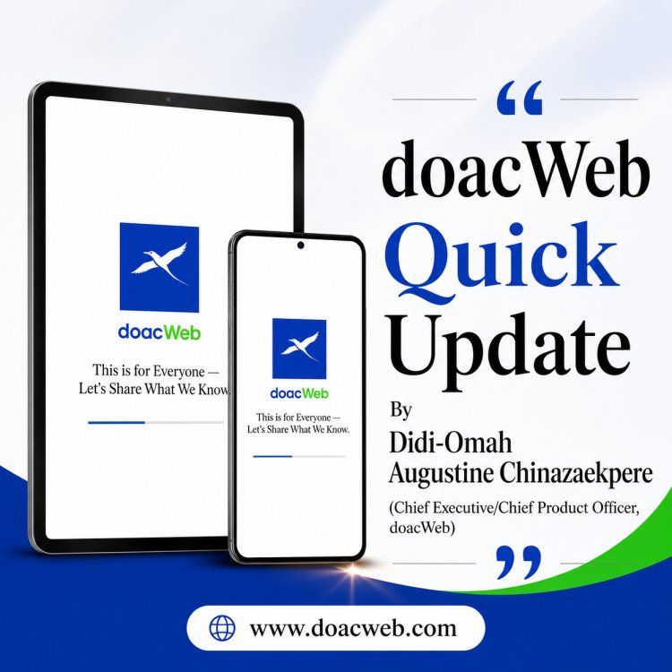 doacWeb Quick Update (July 2026)