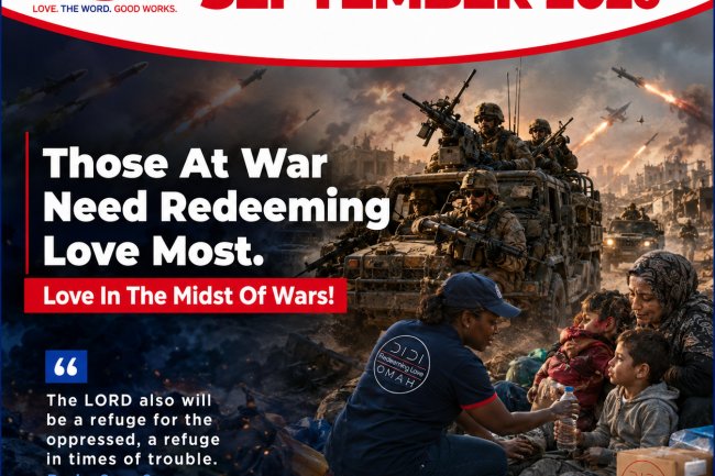 Those At War Need Redeeming Love Most.