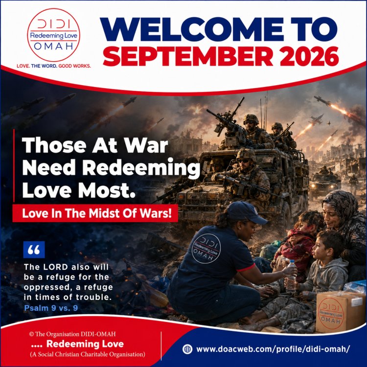 Those At War Need Redeeming Love Most.