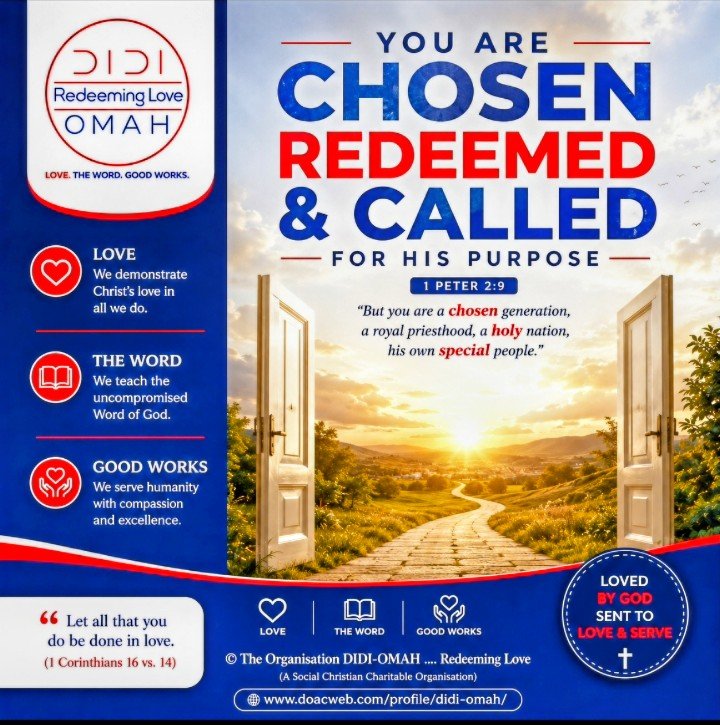 CHOSEN. REDEEMED. CALLED